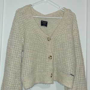 Cream Abercrombie Cardigan